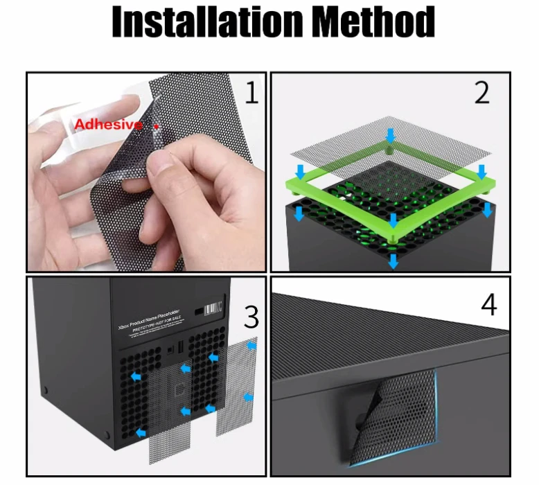 غطاء مرشح مضاد للغبار لسلسلة Xbox X غطاء Thumbstic...