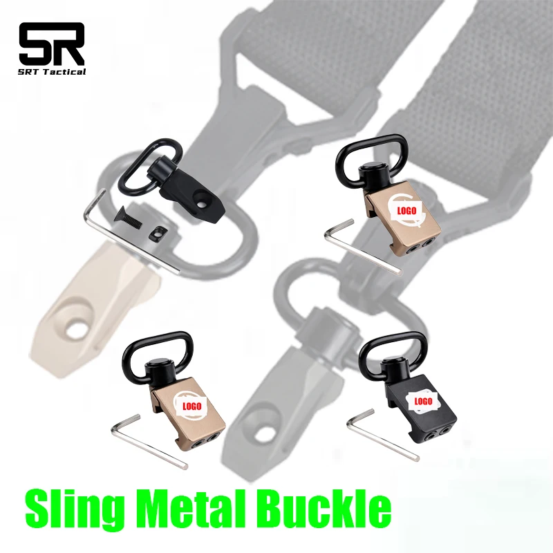 

QD Sling Swivel Buckle Vertical Sling Bolt EOTEC Marking Metal Mount 20mm Mlok Keymod Rail Airsoft Rifle Hunting Accessory