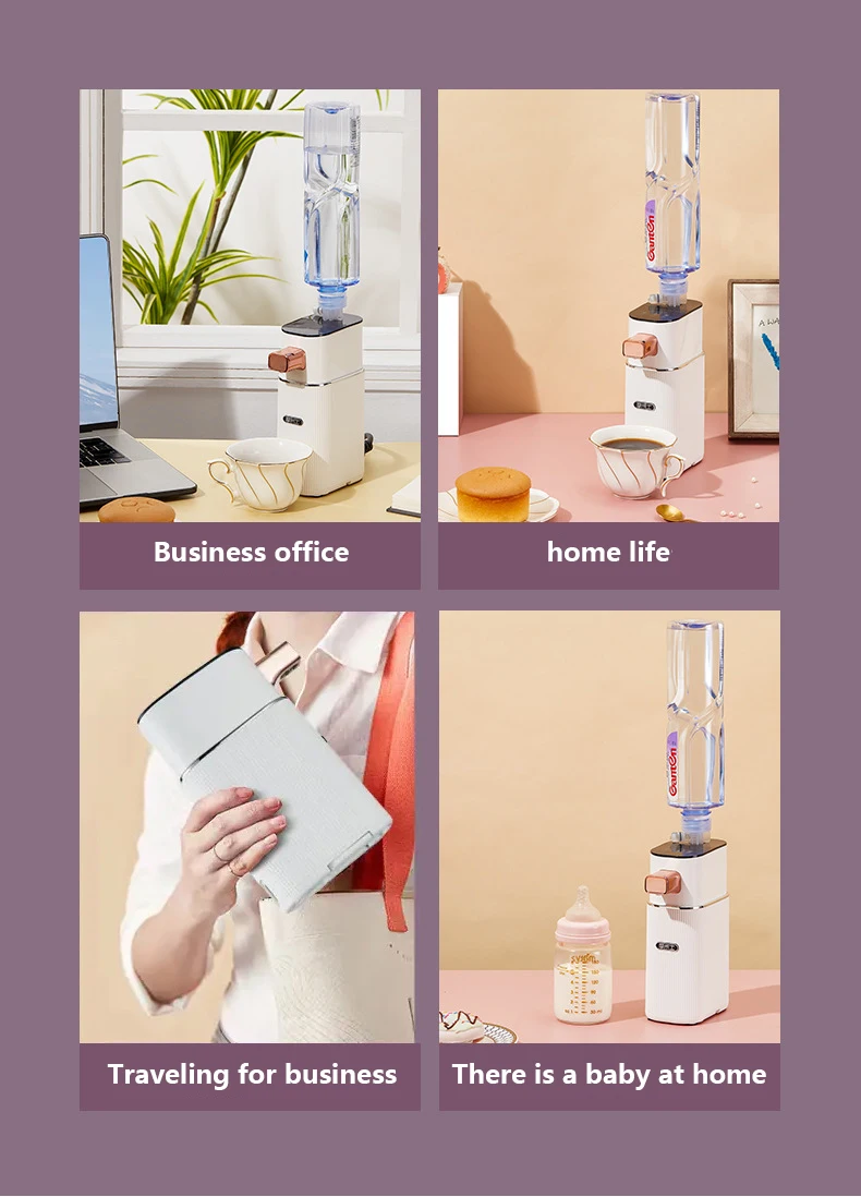 dispensador de fórmula de mamadeira, aquecedor de
