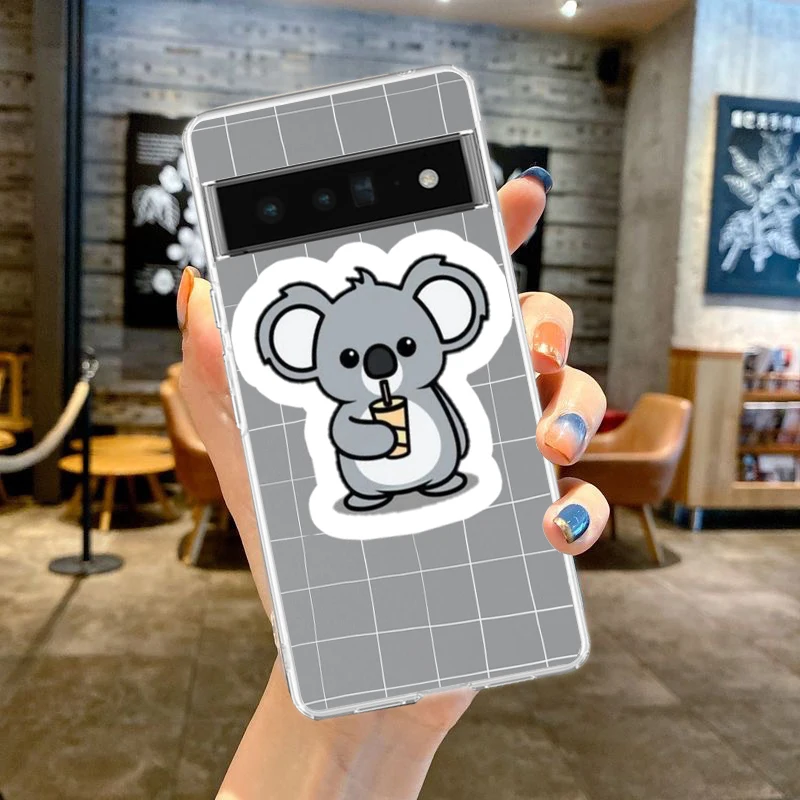 Koala Design Clear Soft TPU Phone Case