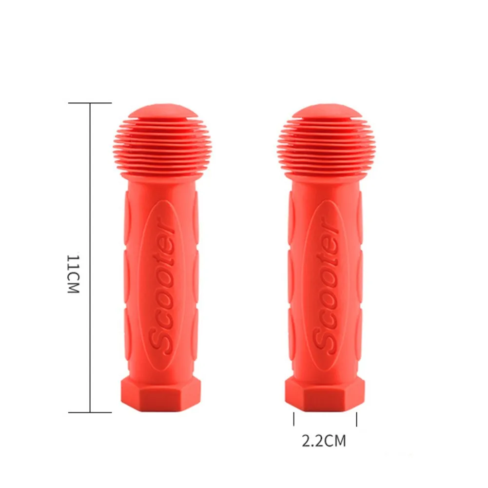 Description Picture 4 of item1 Pair Rubber Grip Bike Bicycle Handle Bar Grips Cover Anti-slip Tricycle Skateboard Scooter Handlebar For Kids Children Cycling