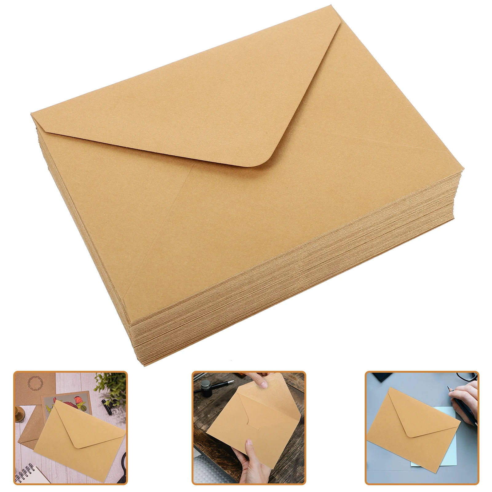 

50 Pcs Envelope Portable Envelopes Gift Packing Multifunction Wedding for Invitations Photo Letter Paper Cards Mini and