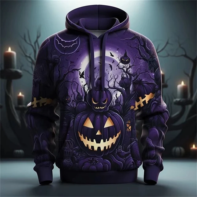 Halloween Skeleton Sweatshirts  Halloween Sweatshirt Pumpkins - Hoodie -  Aliexpress