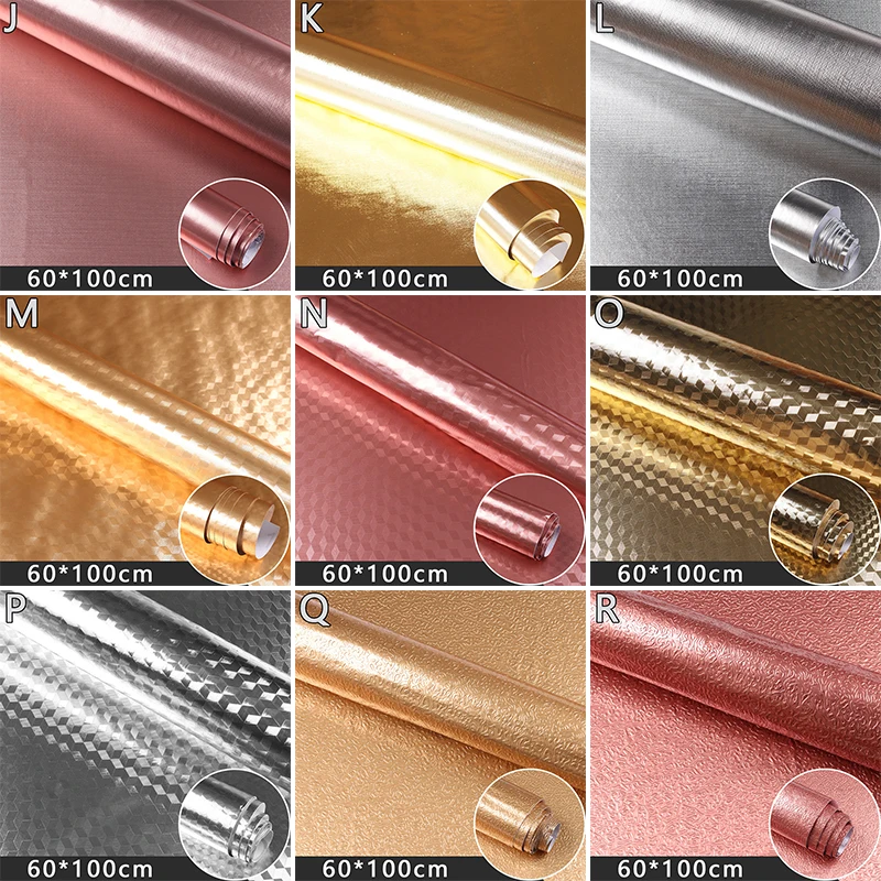 AMOYER 3pcs Cuisine Stickers Muraux En Feuille D'aluminium Anti