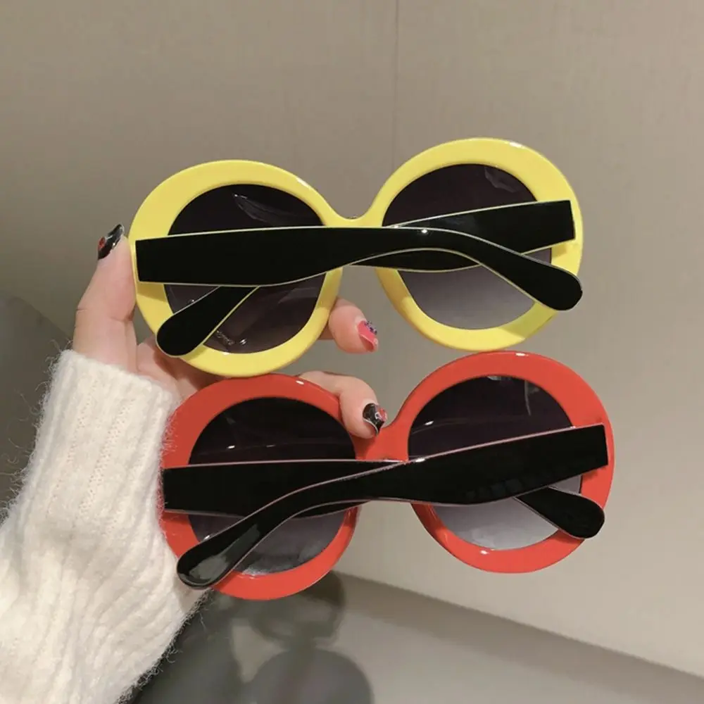 Vintage Sunglasses Women Round Oversized Gradient Shades For Vintage Sunglasses
