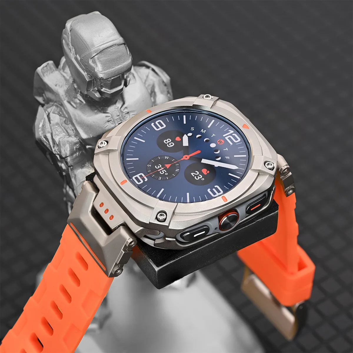 รูปสินค้า สายซิลิโคนสุดหรูสำหรับ Samsung Galaxy Watch Ultra 2025
