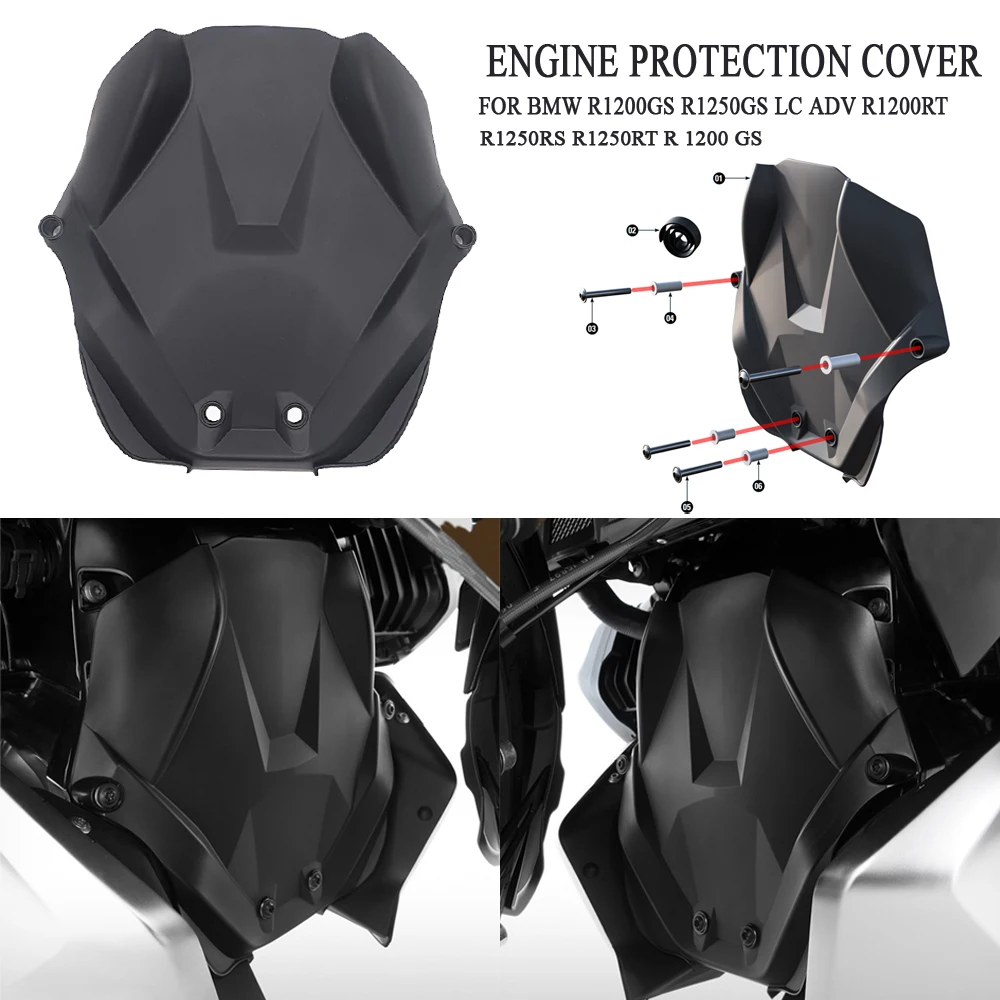 

FOR BMW R1200GS R1250GS LC ADV R1200RT R1250RS R1250RT R 1200 GS Motorcycle Front Protector Engine Baffle Protection Cover