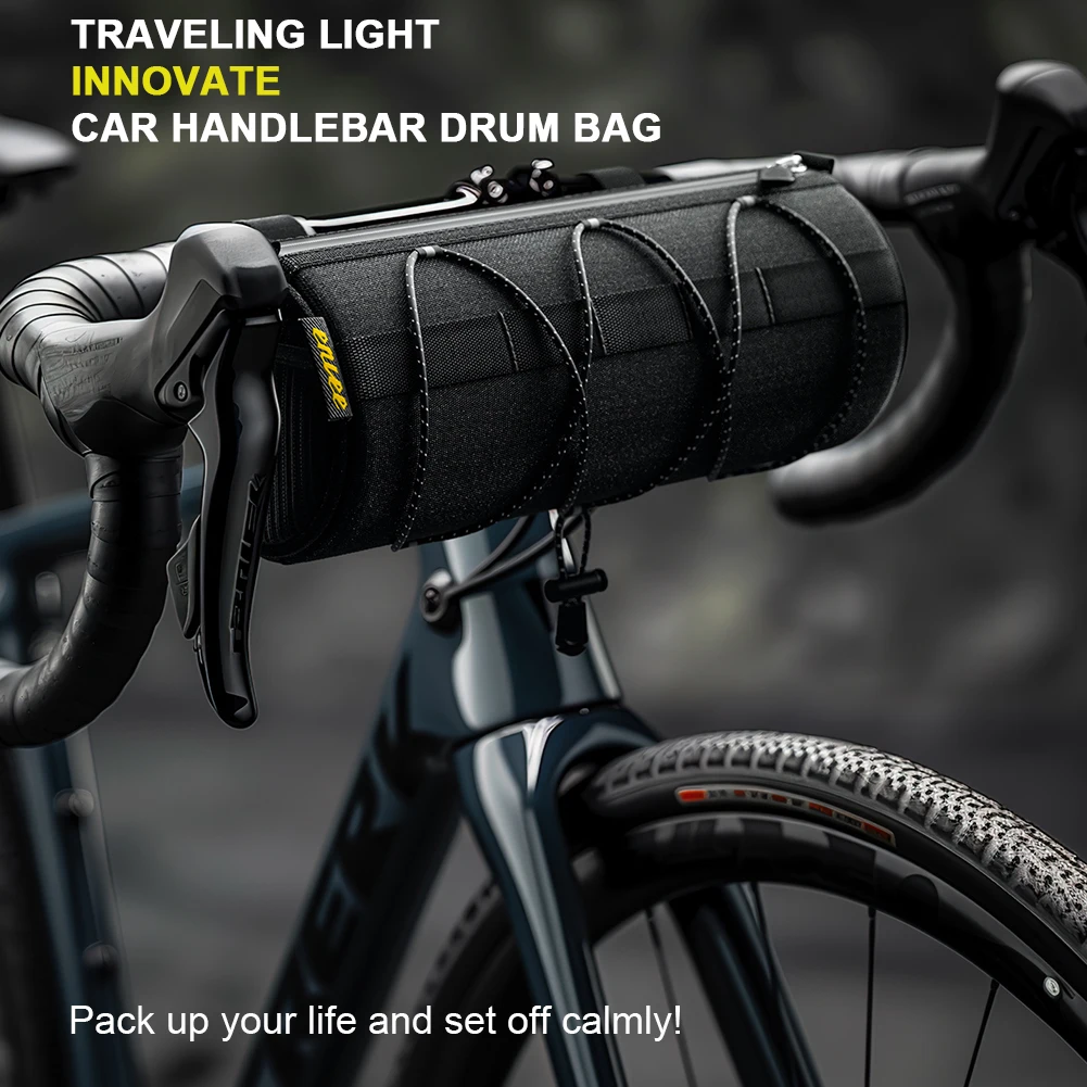 2.2L Bicycle Frame Pannier Bag Large Capacity Mountain Bike Front Bag Multifunctional Outside Riding Bag for Outdoot Cycling