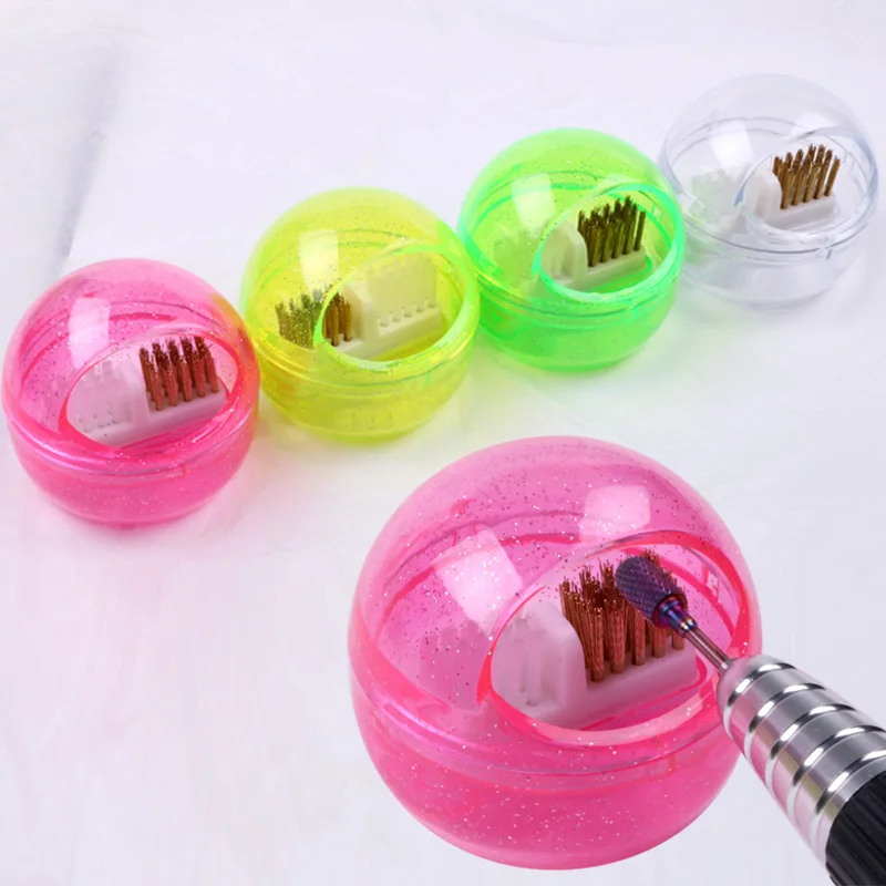 Tszsnail Art Drill Bit Cleaning Brush Copper Wire Remove Dust Cleaning