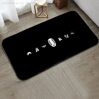 1pc S-Spirited Away Floor Mat Floor Mat Anti-Slip Kitchen Bedroom Handmade Tufted Rug Carpet Living Room Entrance Rug 2