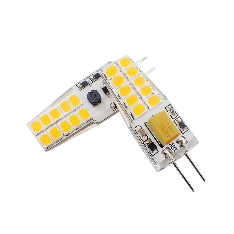 6 Pack G4 LED Lamp growing lamp bulb AC DC 12V 3W 2835 SMD 20LED Corn Led Bulb 4000k 280lm Replace 30W Halogen Lamp Spotlight