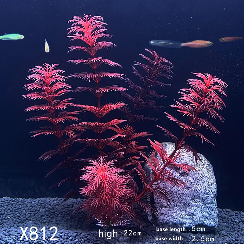 Artificial Aquarium Decor Plants Green Water Grass Aquatic Plant Fish Tank Grass Flower Decoration Water Weeds Ornament