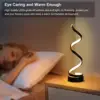 Table Lamps for Living Room,Modern Spiral Dimmable LED Table Lamp, Small Bedside Lamps, Nightstand Lamp for Bedroom Office Home 6