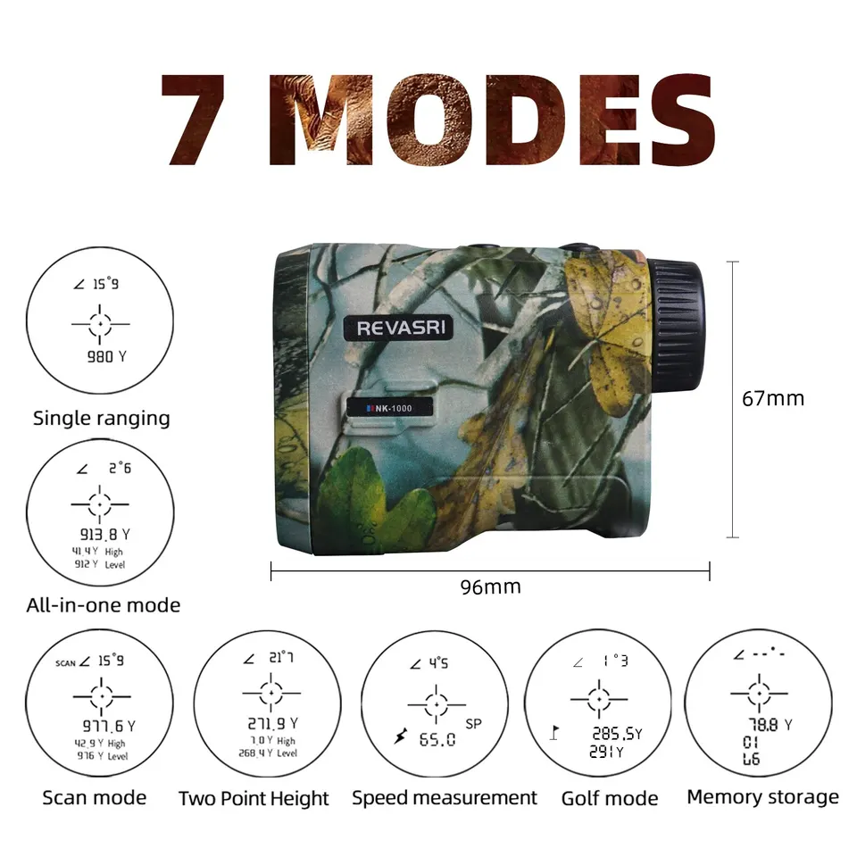 REVASRI Advanced 6x Rangefinder for Hunting