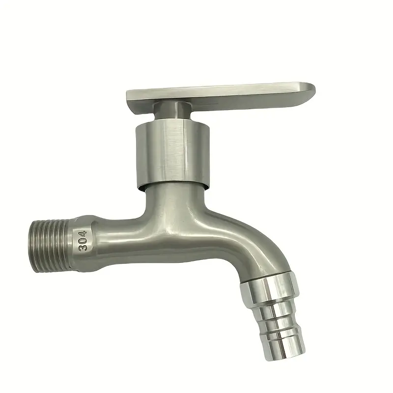 1pcs304 stainless steel faucet, washing machine connection faucet, home kitchen bathroom stainless steel faucet, outdoor garden - Image 6