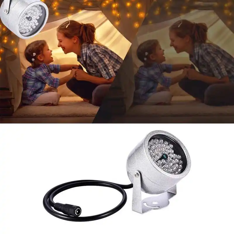 48 LED IR illuminator světel vodotěsný tepelné záření noc vidění lehký pro záruka CCTV camera.