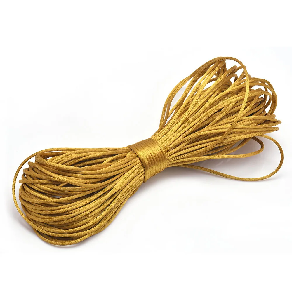 Luxurious 20M Nylon Satin Beaded Rope