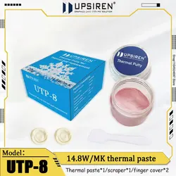 High - Performance Thermal Paste for Enhanced CPU Cooling and Heat Dissipation - Silicone Clay Gel (UTP - 8 100g)