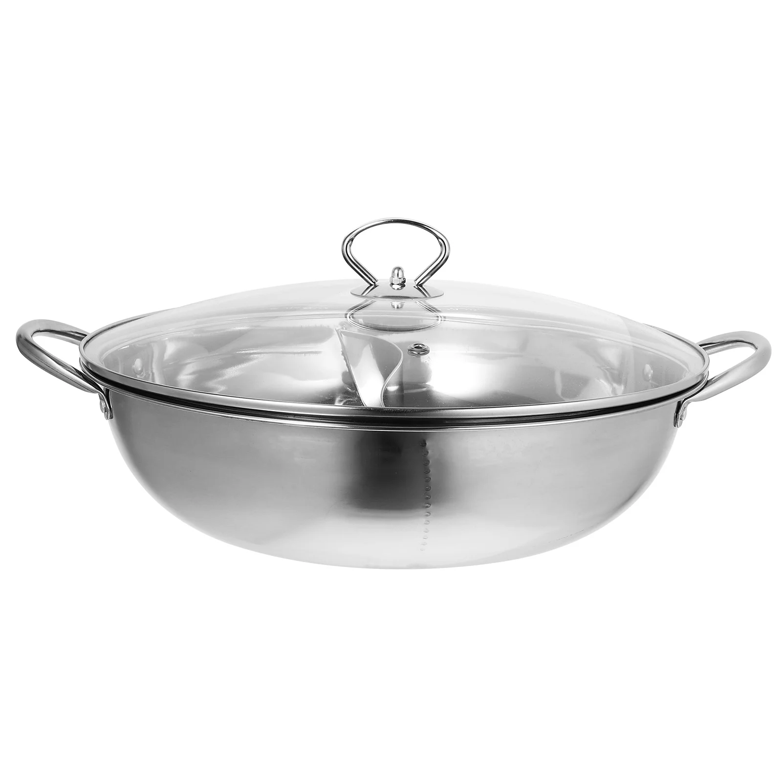 

Hot Pot Set Fondue Sets Hot Pot Pan Double Handle Hotpot Pot For Restaurant Home