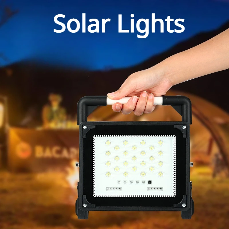 LED Solar Campings Lights Outdoors With Super Long Endurance Charging Lighting Brightness Home Emergency Camp Hanging Tent Lamps usb mini fan mini student class dormitory quiet office desktop clip charging fan ultra long range silent clip fan rechargeable