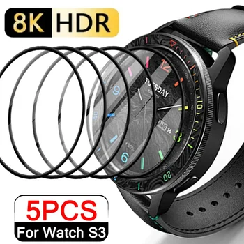 샤오미 워치 S3 용 초박형 보호대 커버, 3D 커브드 스크린 보호대, 풀 커버리지 스마트 워치 보호 필름