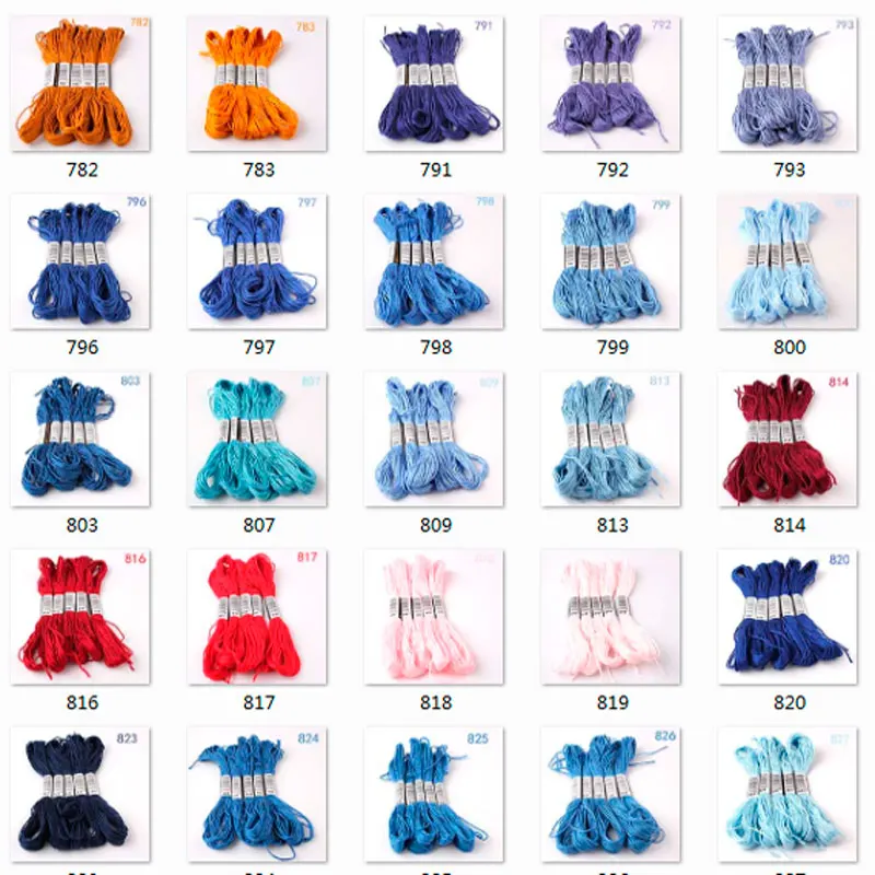 Custom Cross Stitch Thread Set 1