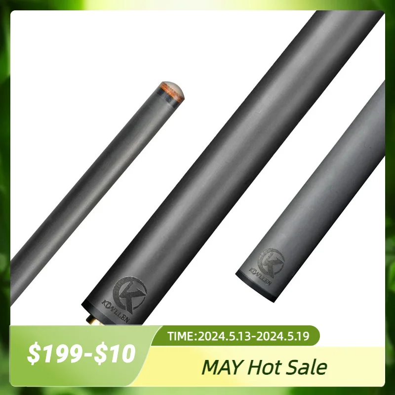 

KONLLEN Carbon Fiber Billiard Pool Cue Stick Shaft 3/8*11 3/8*8 Radial Pin Uni-loc Joint Single Shaft 12.5/12.9mm Kit