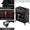 High Capacity Rolling Tool Box with Wheels,Rolling Tool Chest with Drawer,Tool Box on 4 Wheels with Lock, Tool Storage 6