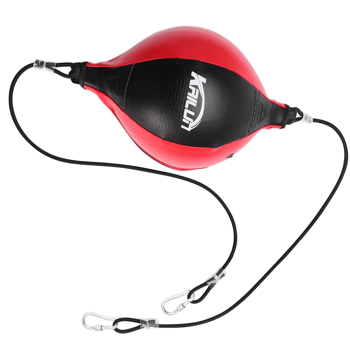 

Double End Bag Boxing Striking Bag PU MMA Training Bag with Inflator Hooks for Punching Exercise Supplies red