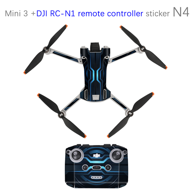 Stickers for DJI Mini 3 Pro Skin Scratch Resistant Waterproof for DJI RC Remote Control Sticker Accessories