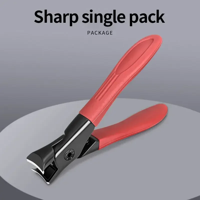 Stainless Steel Nail Clipper with Ultra Wide Jaw Opening Portable Finger Nail Cutter