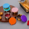 Leakproof Sauce Cups Salad Dressing Container with Lids Portable Refillable Sauce Box Condiment Lunch Box Barbecue Sauce Bottle 3