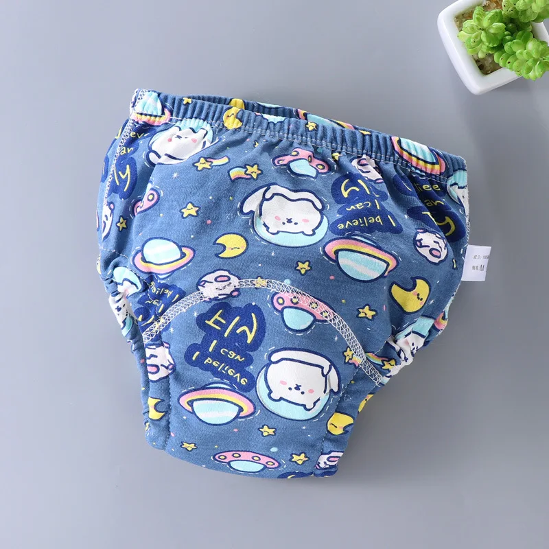 Waterproof Reusable Diaper Cover Cotton Baby Training Pants Infant Boys