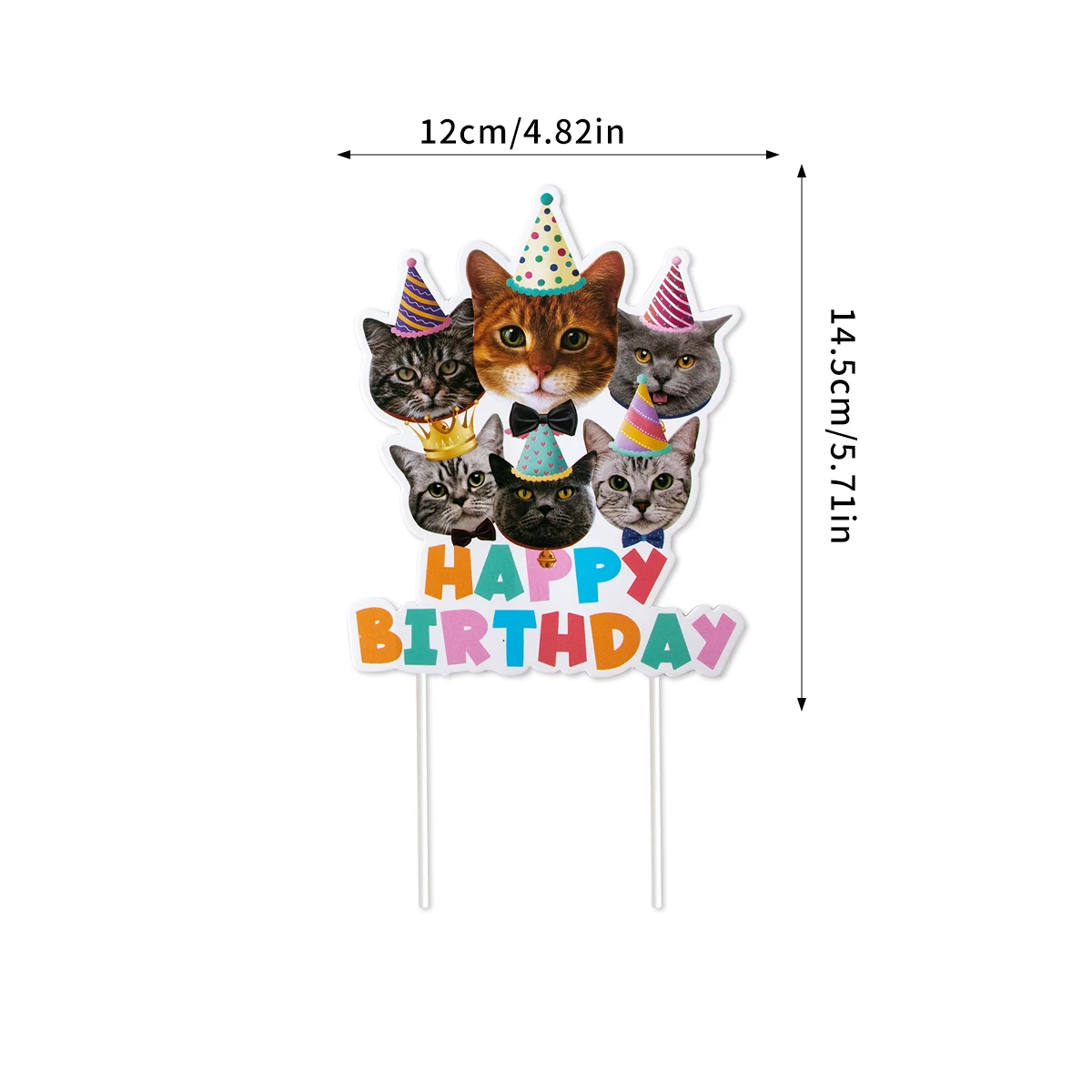 Haustier Katzen Geburtstag Party Dekoration Papier Banner Platte Tasse Kuchen Topper Einweg Geschirr Set Kinder Katzen Thema Party Liefert – Detail 6