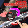 A Restoration Paste for Chrome Parts of Vehicles, Designed for Renewing Oxidized Chrome Trim And Emblems, Comes with a Sponge 4
