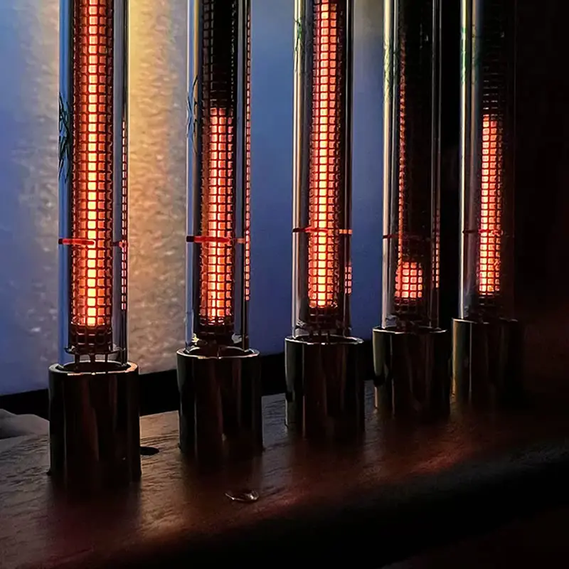 Retro IN13 Nixie Tube Spectrum Meter Pickup Atmosphere Light Voice Control True Glow Music Spectrum Rhythm Light 7-Segaments 5