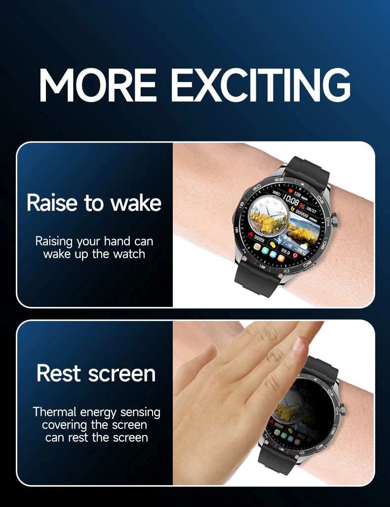 2025 LM01 ����Ʈ ��ġ 4G SIM ī��, 1.43 ��ġ AMOLED 466*466 ��ũ��, 800W ��� ī�޶�, 128GB ROM, ���, ������� ����Ʈ��ġ