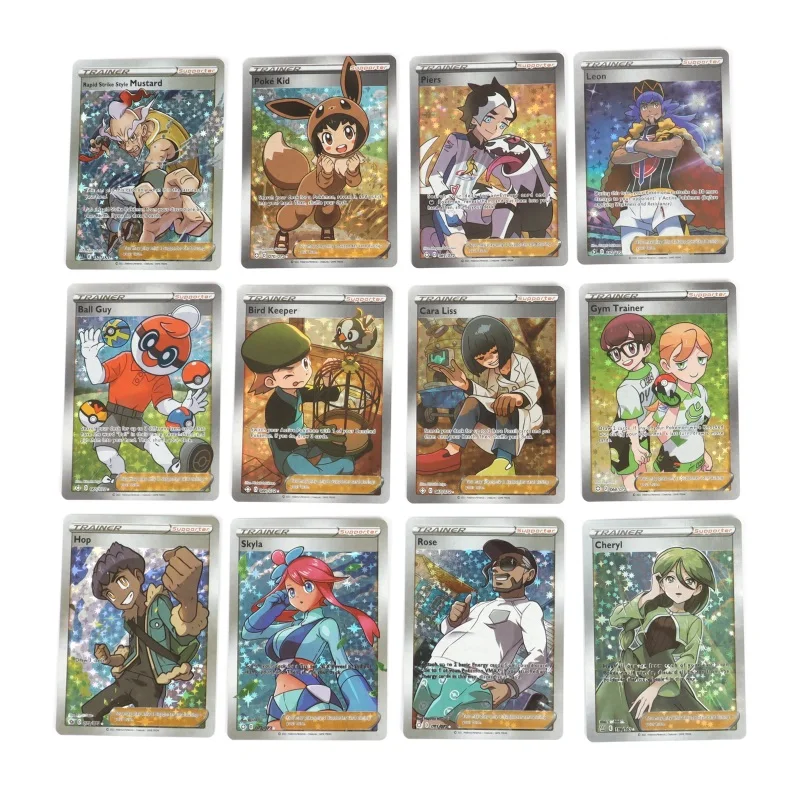 Pokemon Trainer Cards No Repeat English Version Game Battle