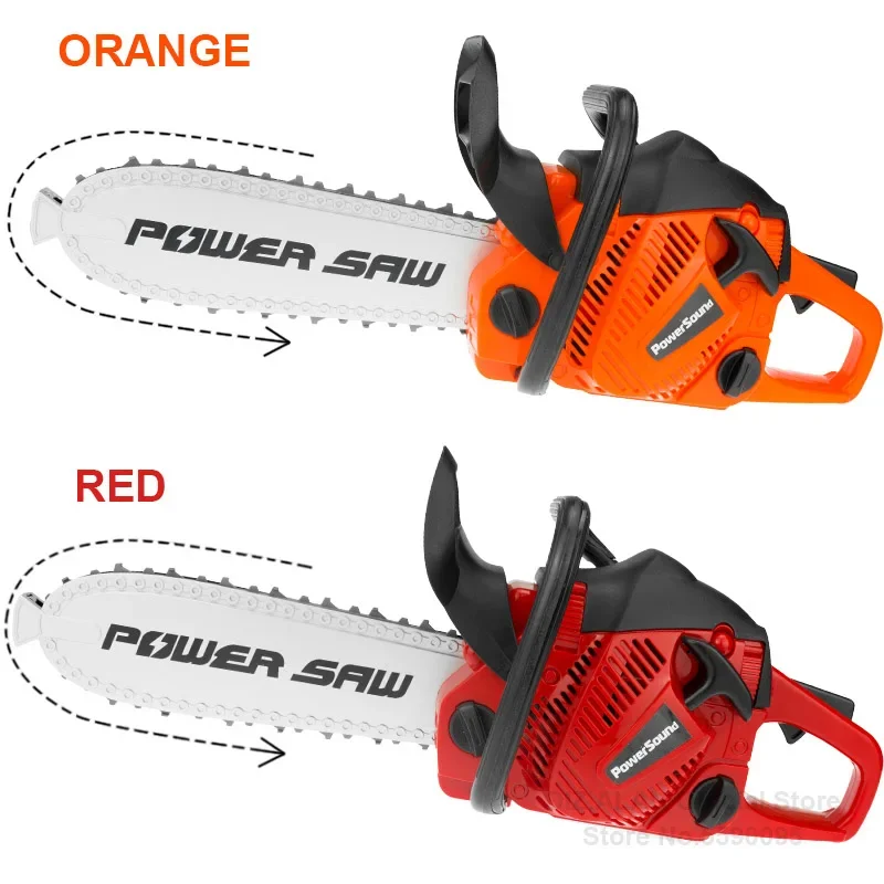 Toy Chainsaw Kids Toy Tools for Children Tools Electric Power Chainsaws for Tool Bench Boys Gift Pretend Play Saw with Sound 5