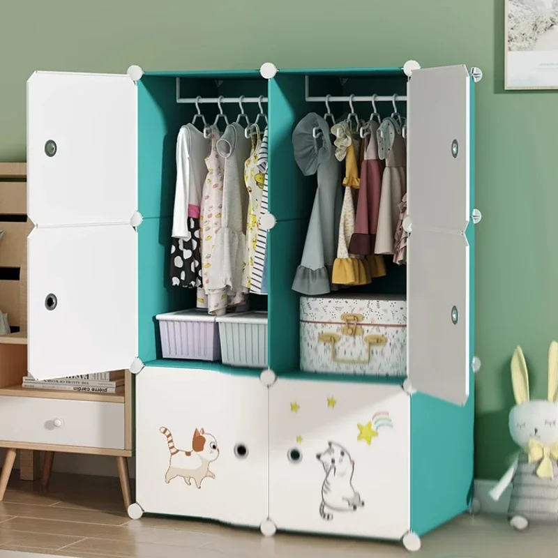 Baby Storage Cabinet Wardrobe Children's Organizer Dresser Montessori Clothes Closet Dresses Girls Armario De Varios Pisos