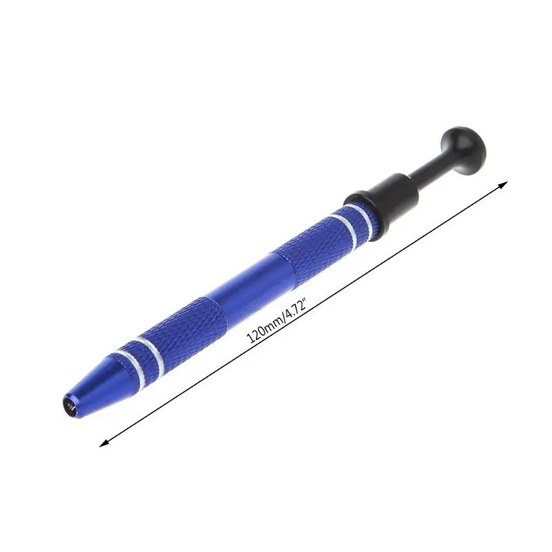 1Pc Metal Grabber Tweezers For Gripping Tiny Components & IC Chips Durable Hand Tool