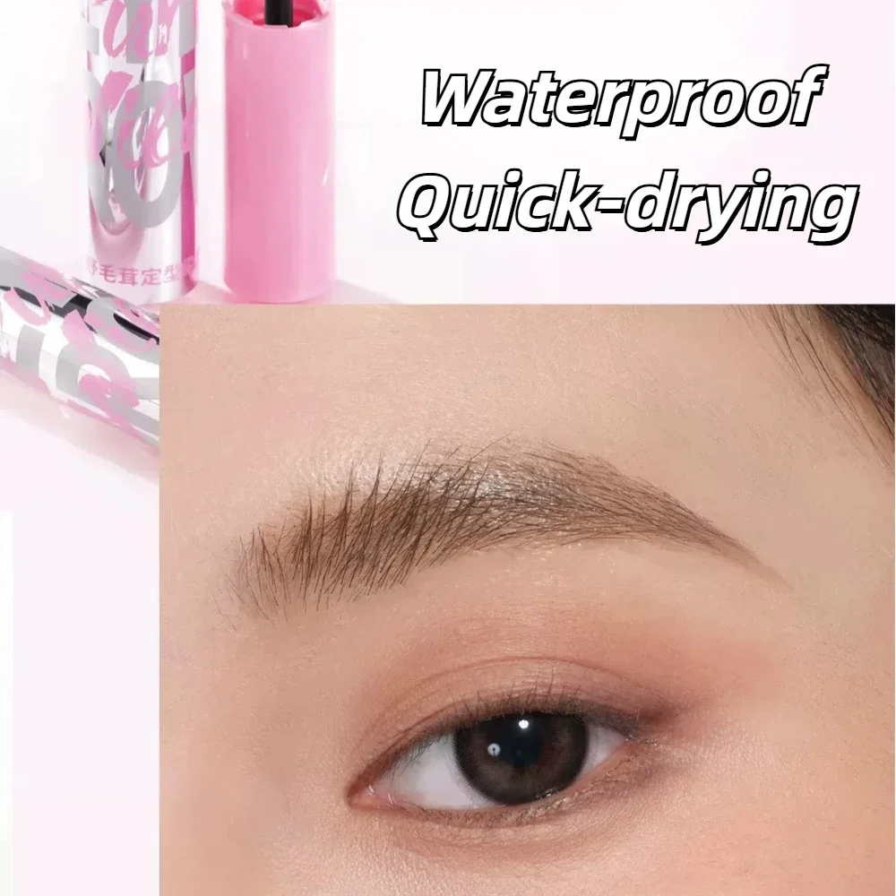 NEIYOU Eyebrow Tint Sweatproof Long-lasting Non-fading Wild Eyebrows Light Brown Styling Gel Eyebrow Staining Cream Makeup 4