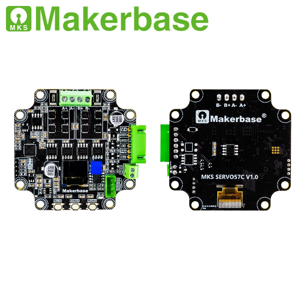Makerbase Mks Servo57c Pcba Nema23 Circuito Fechado Driver de Motor de Passo Cnc Impressora 3d para Gen_l Foc Tranquila e Eficiente Rs485 - Imagem 4