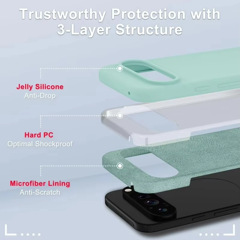 Liquid Silicone Shockproof Phone Case - Premium Protection Cover