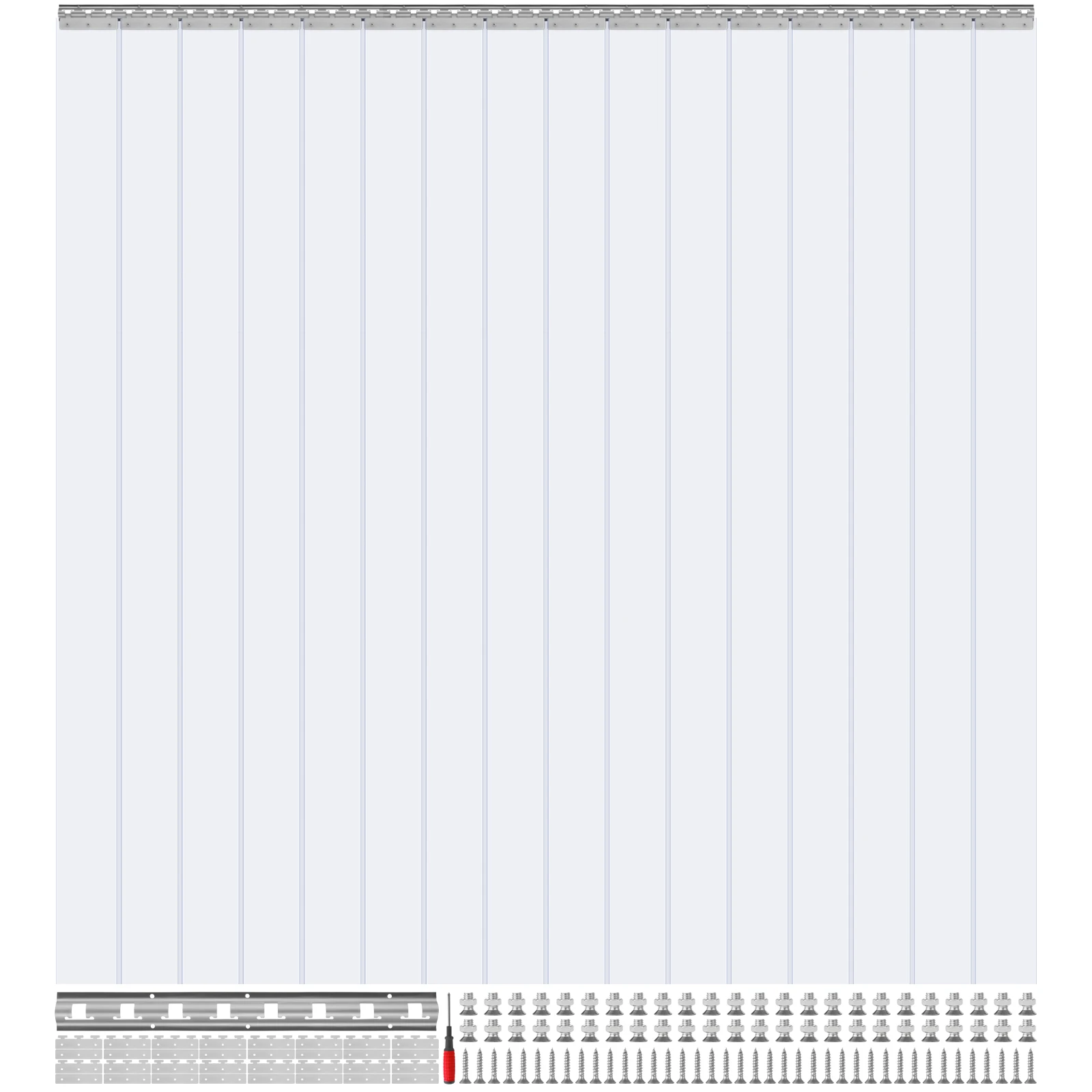 Transparent Windproof Door Curtain | Transparent Pvc Windproof Curtain - View #7