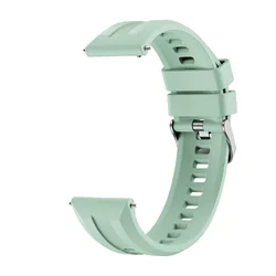 Silicone Watch Band - 22mm Adjustable Strap for OPPO Watch S - 4Pro (Lake Cyan)
