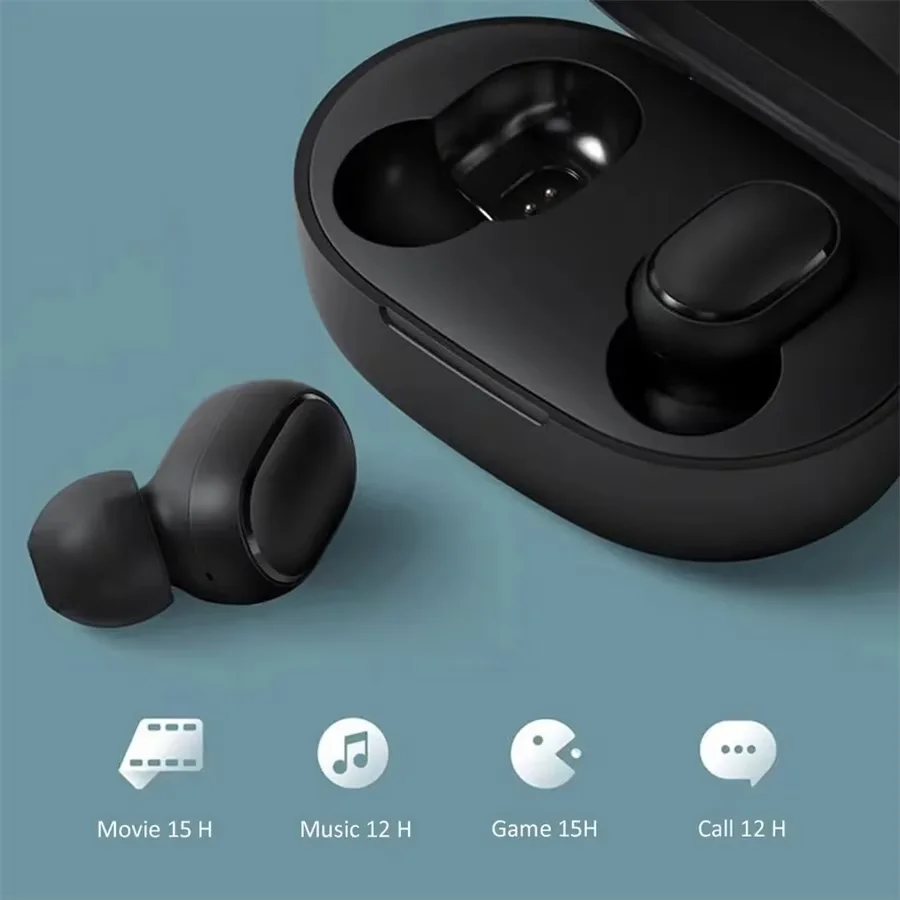Lenovo TWS A6S Wireless Bluetooth Headset Earbuds Noice Cancelling Earphone Bluetooth Headphones with Mic for Huawei Xiaomi