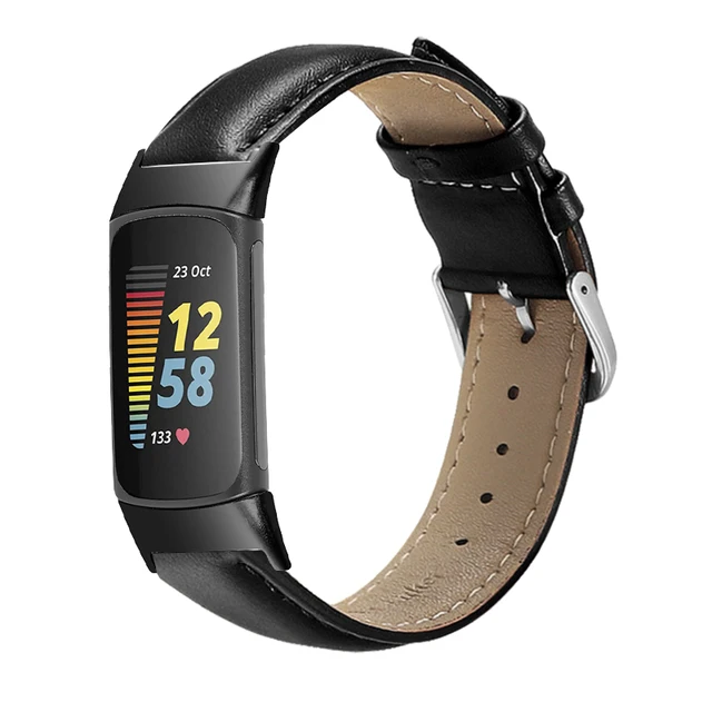 Fitbit Charge 5 Leather Strap FitGear NZ