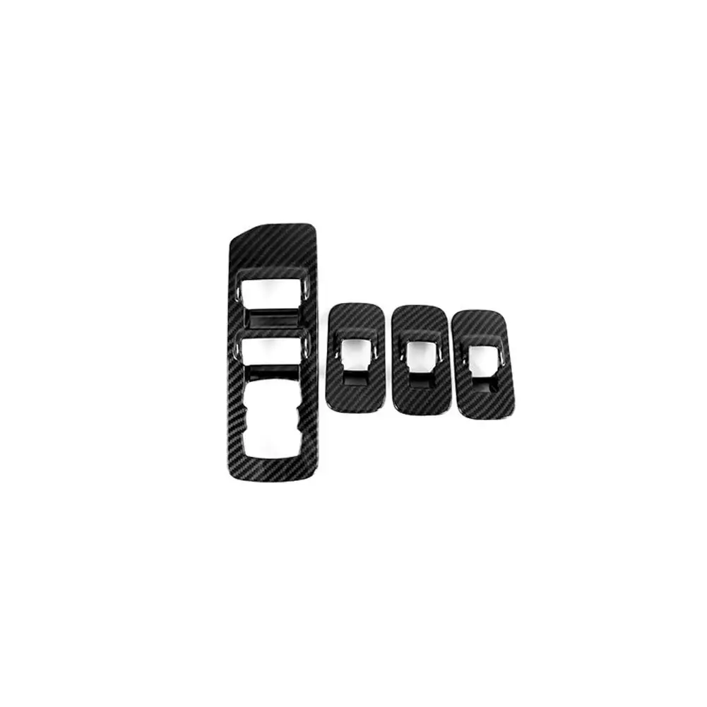 

Car Window Lift Switch Panel Decoration Frame Cover Trim Interior Modification Parts Compatible For 17-20 F150
