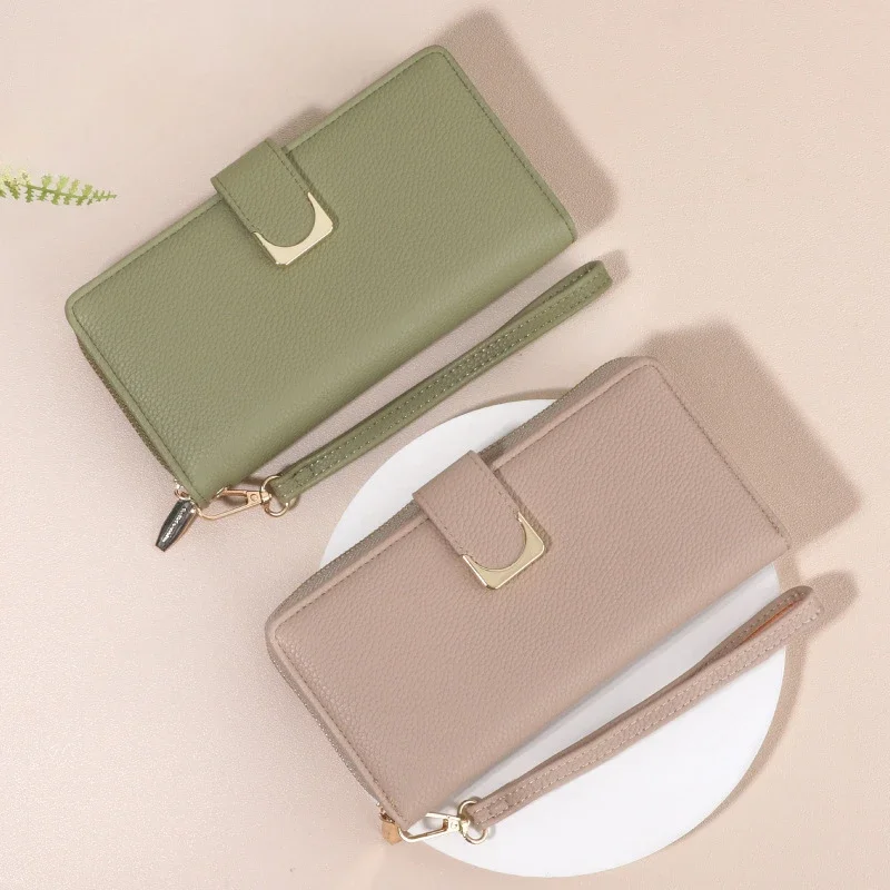 New Purse Lychee Print Long Women's Purse Premium Leather Clutch  Purse  Wallet for Women  Ladies Wallet